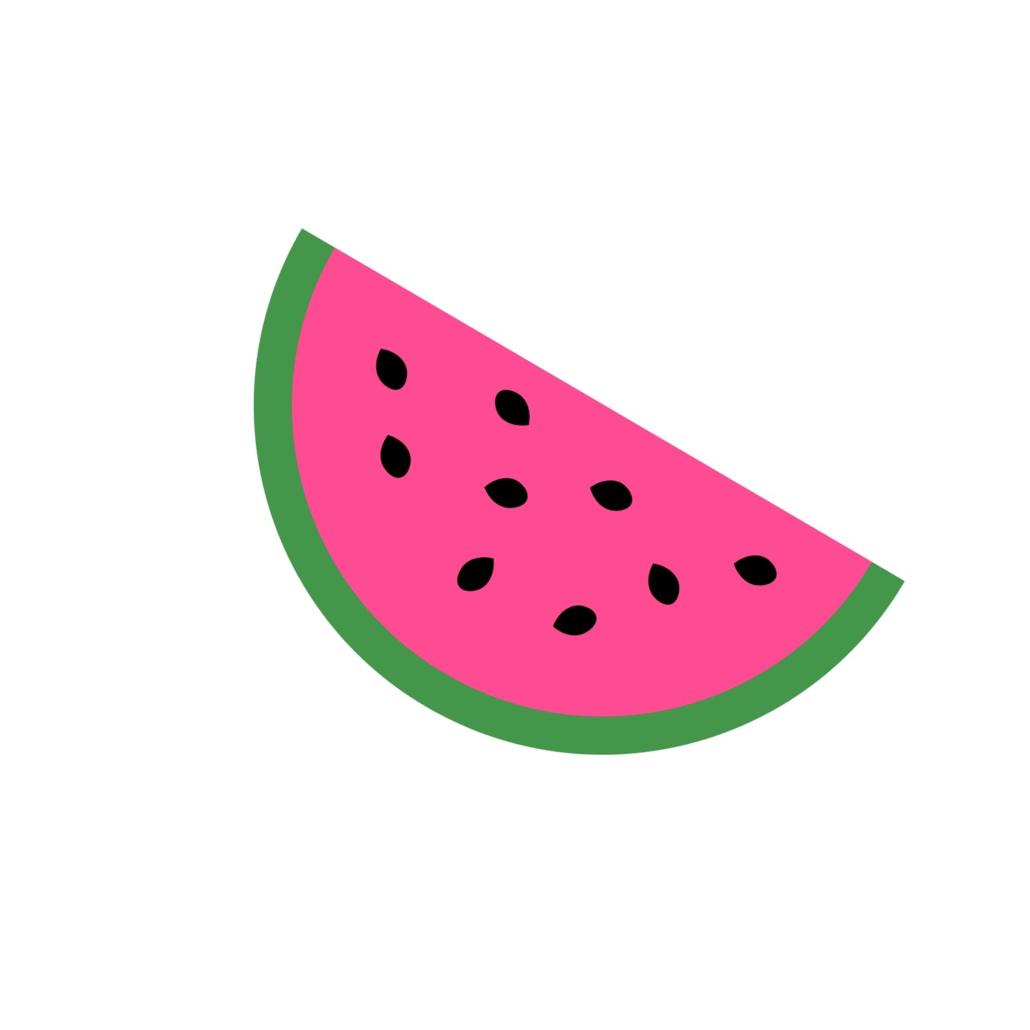 watermelon adult crewneck sweatshirt
