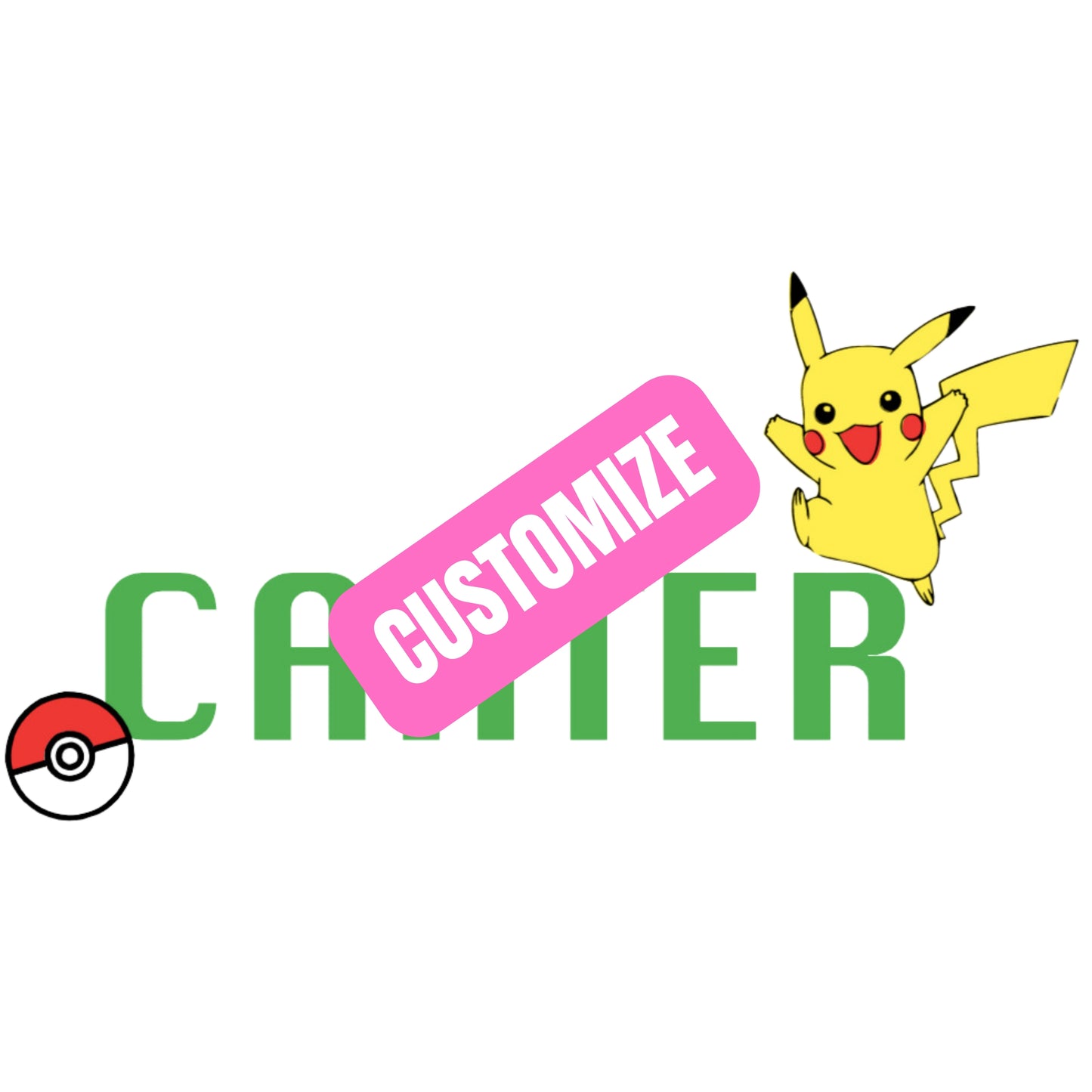 custom pokemon pikachu t-shirt