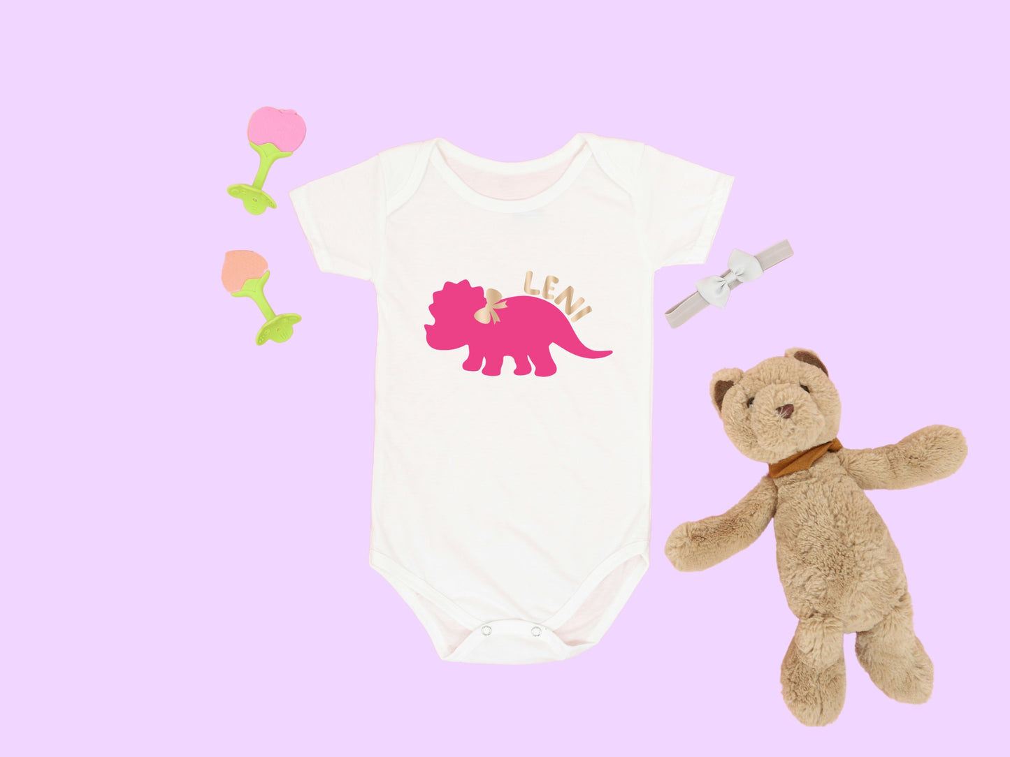 custom girl dinosaur onesie