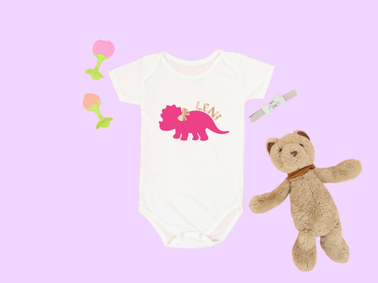 custom girl dinosaur onesie