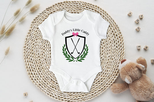 daddy's little caddy onesie