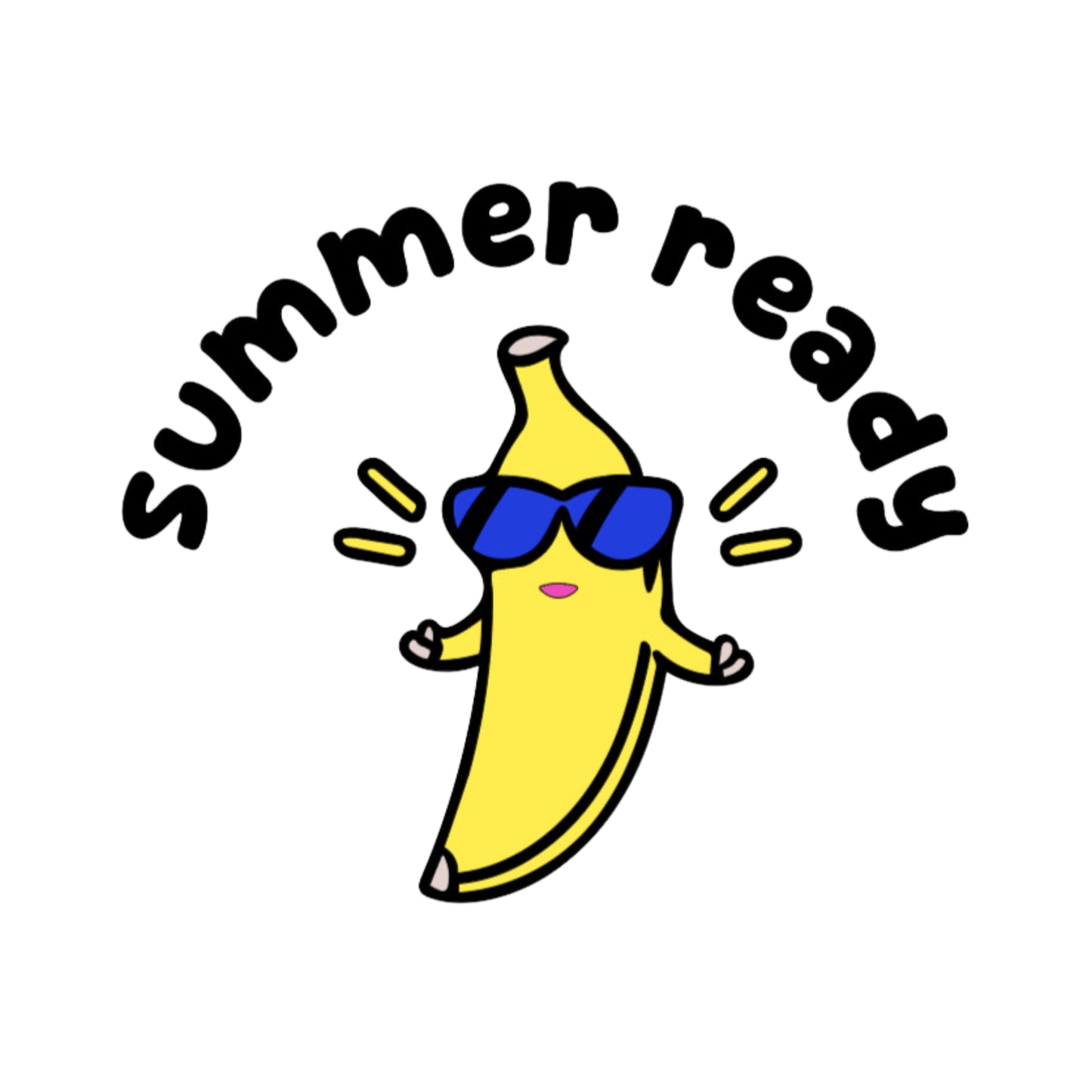 summer ready banana t-shirt