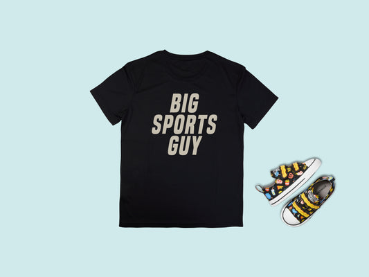 big sports guy t-shirt