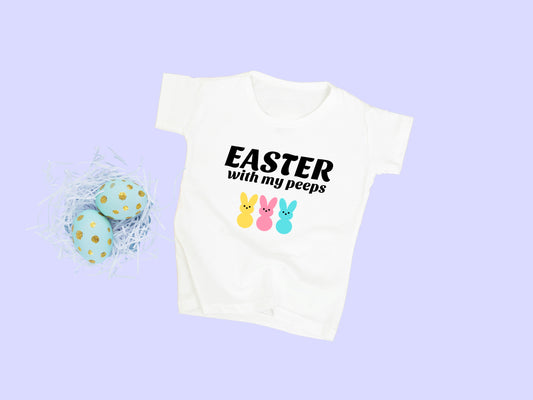 easter with my peeps t-shirt